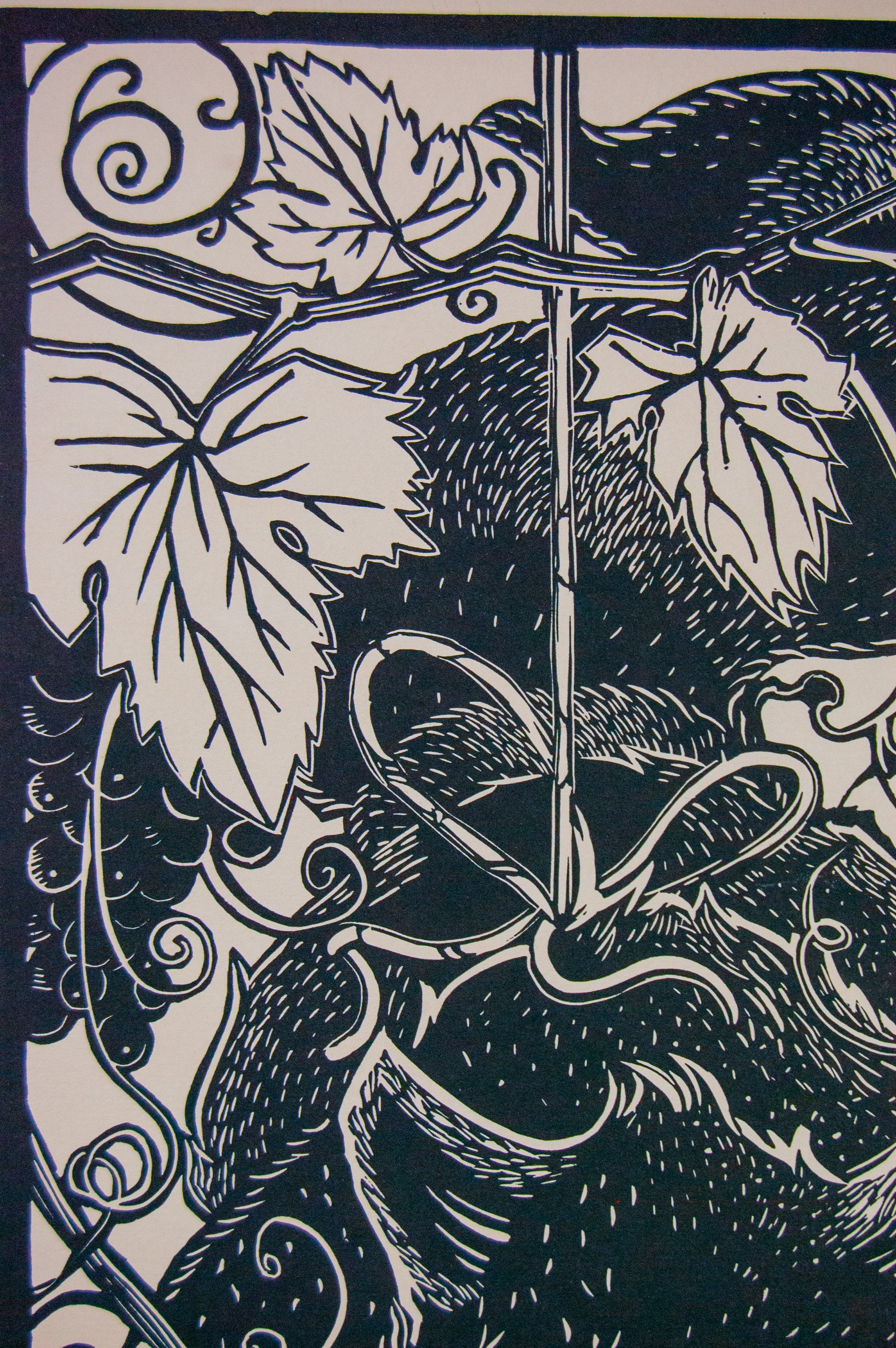 I have to - Linocut print 24x65cm